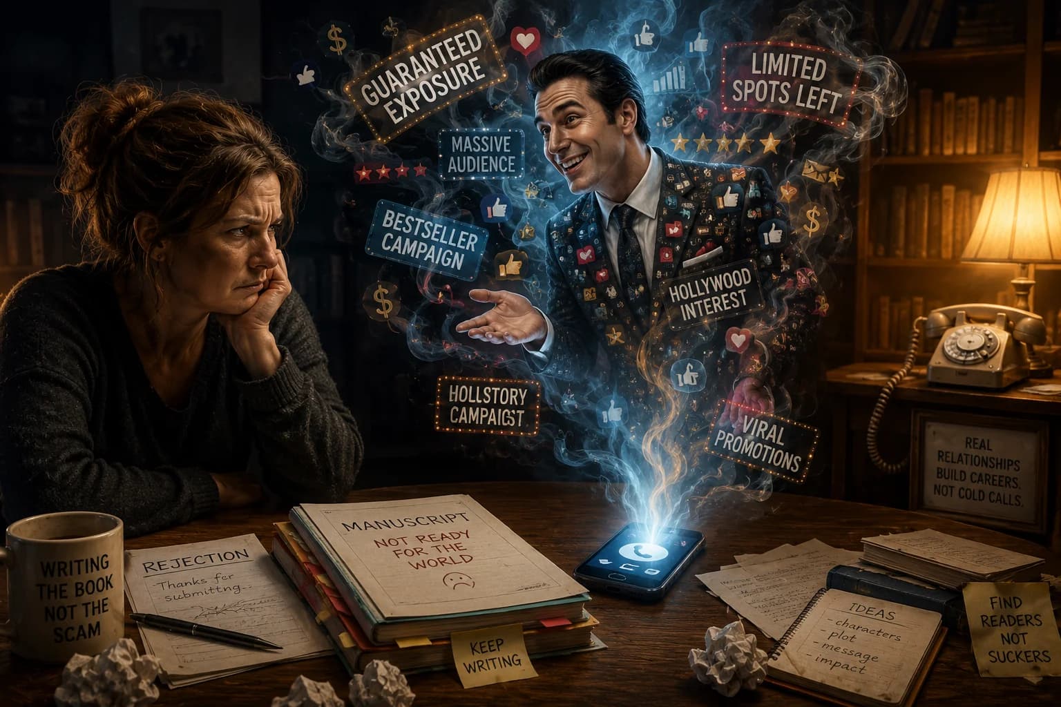 I Put a Curse on a Book Scammer — And Then I Turned My Phone Off Forever