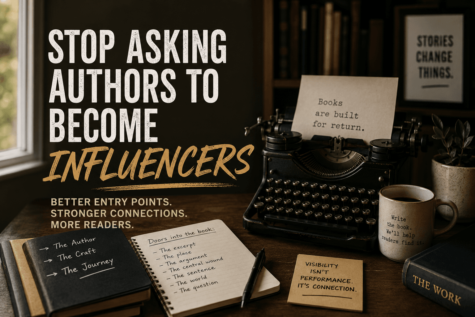 Stop Asking Authors to Become Influencers